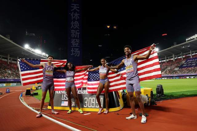 开云官网-美国田径队在接力赛中取得胜利